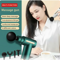 Full Body Massager Gun | Rechargeable Cordless Deep Tissue Massage Machine for Legs & Arms, Use at Home, Gym & During Travel