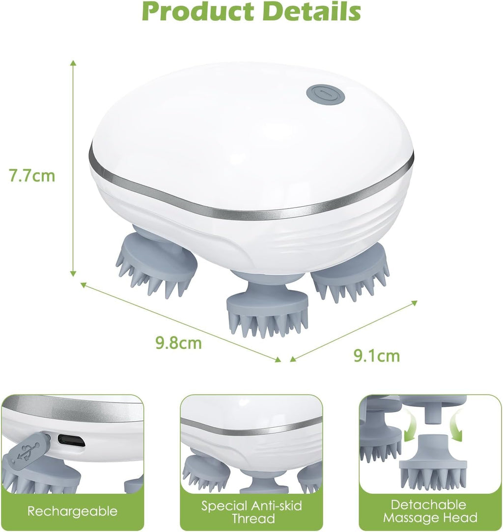 Head Massager | Hair Massager for Hair Growth | Stress Relief  |  Electric Scalp Massager