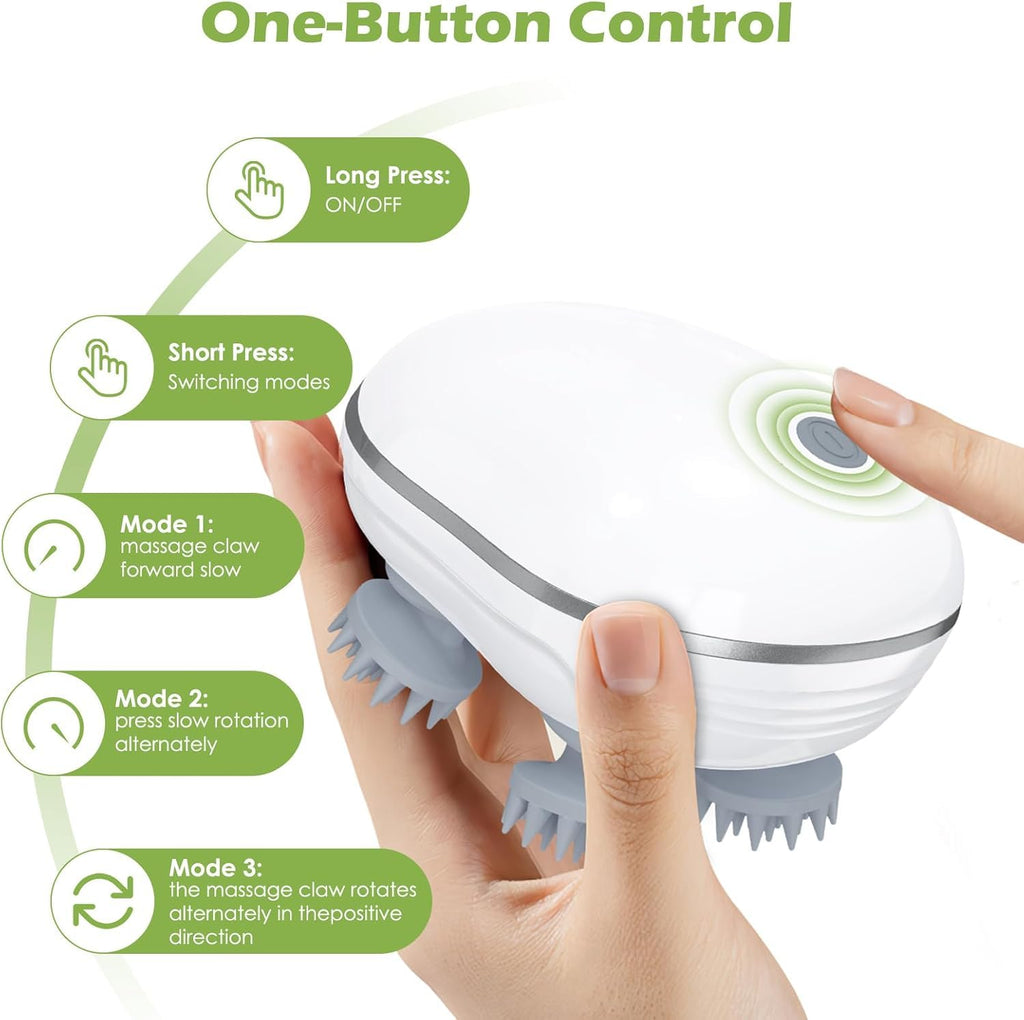 Head Massager | Hair Massager for Hair Growth | Stress Relief  |  Electric Scalp Massager